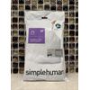 Simplehuman  Custom Fit Trash Bags Can Liners Refill Size White  -Code C 20 Its