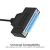 SABRENT Printer Cable, USB to Parallel Adapter (1.8M), IEEE 1284 Printer Cable Adapter, hexnut Connectors, Compatible with most printers (CB-1284)