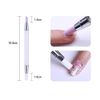 Sweet Peel Pusher Silicone Brush Brush 2WAY Specifications Sweet Skin Treatment Nail Art Tool Gel Nail Tools QT-008