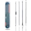 4PCS Blackhead Remover Tool Set Acne Extractor Comedone Pimples Spot and Zit