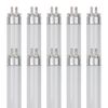 Sunlite 05040 F4T5/CW T5 Linear Fluorescent Lamp, 4 Watts, 135 Lumens, 4100K Cool White, Miniature G5 Bi-Pin Base, ROHS Compliant, High Performance Straight Tube, 10 Pack