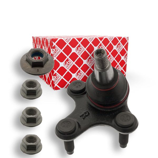 febi bilstein 31486 Ball Joint with lock nuts, pack of one