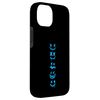 Blue Grunge Monster Smile Faces Blue Graphic Case for iPhone 14