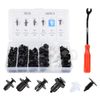 6size 100* Clip Car Push Pin Rivet Bumper Door Panel Retainer Fastener +Tool Kit
