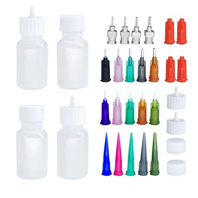 Needle Tip Applicator Bottle Set, 6 pieces, 1oz