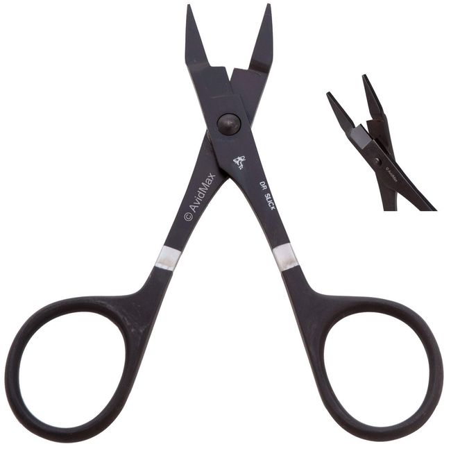 Dr. Slick Scissor Clamp/Barb Crusher, 4-3/4", Black, Straight, S