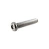 Stainless Steel/Fabric (+) Small Head Pan Head Machine Screw M4 x 12 (10 Pieces)