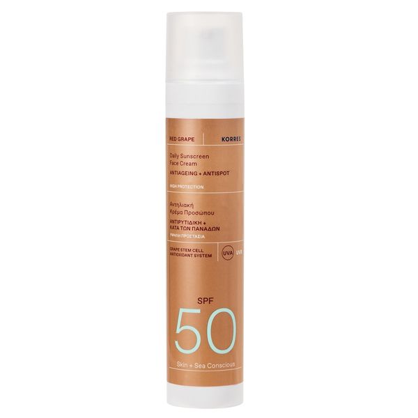 Korres Red Grape Face Sunscreen SPF50