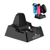 AKUMA Cyber V02 Charging Station for Nintendo Switch - Pro Controller, Joy-Cons, Switch/Switch OLED/Switch Lite, Smart Charging - Black