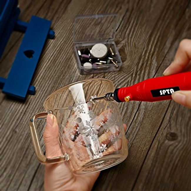 SPTA Electric Rotary Tool Kit, Mini Electric Grinder Set/Nail