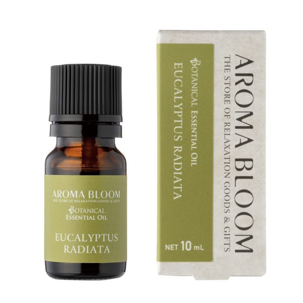 Botanical Essential Oil, Organic Eucalyptus Radiata, 3.3 fl oz (10 ml) Aroma Bloom Aroma Aroma Bloom Aroma Aroma Aroma Bloom AEAJ Labeling Standards Compliant Certified Essential Oil