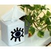 Custom Evil Eye Tissue Box Cover-- Free ship