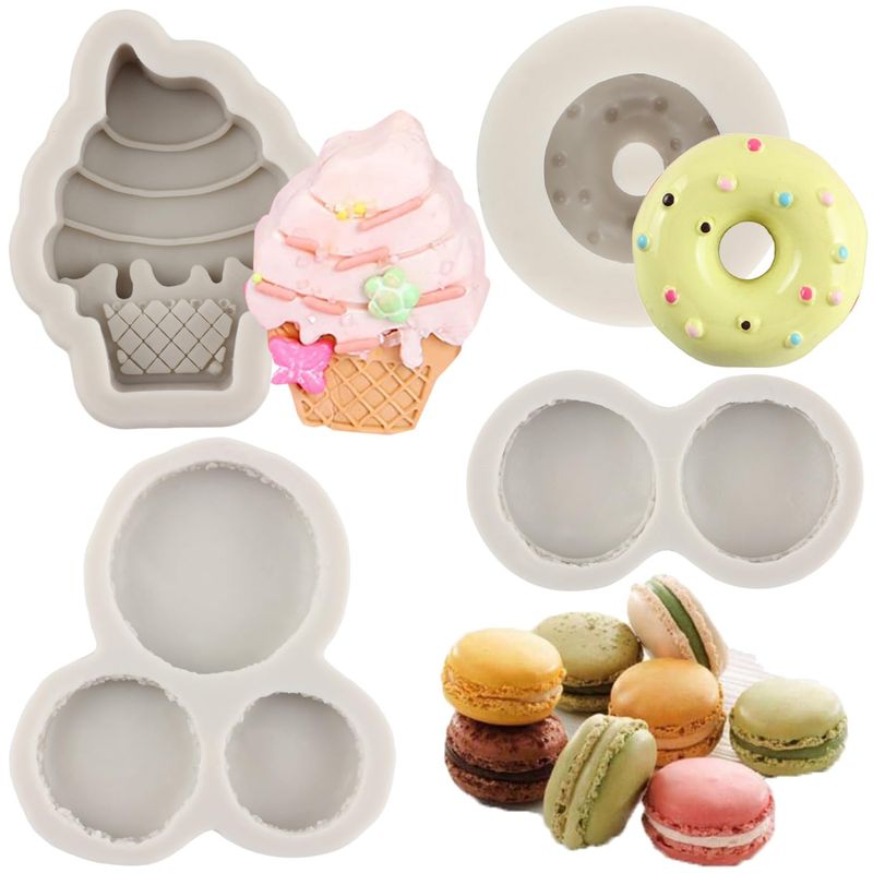 YIHUOMOLDS Boombox Microphone Radio Guitar Fondant Silicone Mold For Sugar Cake Decorating Cupcake Topper Candy Chocolate Gum Paste Polymer Clay