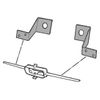 Scott Drake C5ZZ-8182-3-A Grille Bar Mounting Brackets