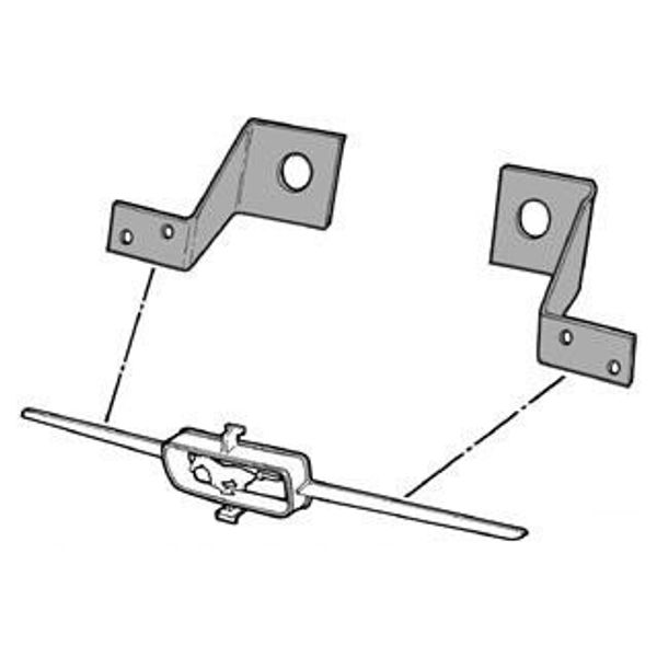 Scott Drake C5ZZ-8182-3-A Grille Bar Mounting Brackets