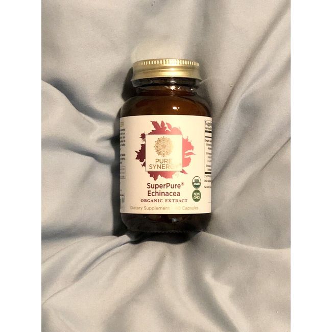 Pure Synergy SUPERPURE ECHINACEA 9O CAPSULES❤️ORGANIC❤️SEALED