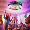Flush Mount Ceiling Fan with Light - Small Low Profile Ceiling Fan,13" RGB Dimma