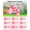 Hall Effect iPhone Controller with Phone Clip, Wireless Bluetooth Game Controller for Android/iPhone/Apple Arcade MFi Games/PC/Switch with Macro/Lock Joystick Speed/6-Axis/Motors/Turbo/ABXY FUN Switch