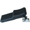 Longdex Flexible Draw Latch 4'' Soft Black Rubber Over-Center Concealed Toggle Latch with Concealed Keeper