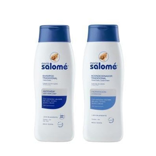 Maria Salome Traditional Hair Loss Prevention Kit of Shampoo 13.5 fl.oz. - Conditioner 13.5fl.oz.