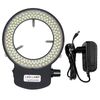 QuiExact Microscope Ring Lamp, Microscope Light, LED Ring Lighting Light, LED Lighting Fixture for Stereo Microscope, 144 LED Beads, Adjustable Light Brightness, Dual Winding for Microscope Camera,