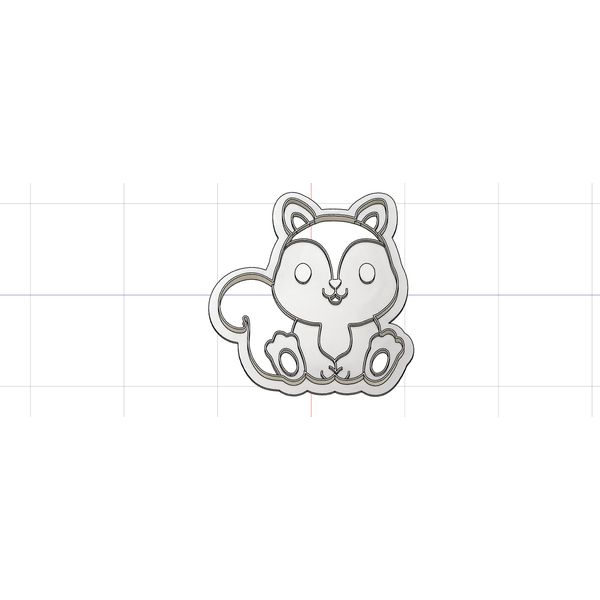 3D Printed Cookie Cutter Inspired by Cartoon Squirrel