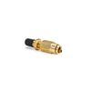 1/4" Air Line to Schrader Valve Brass Compression Fitting