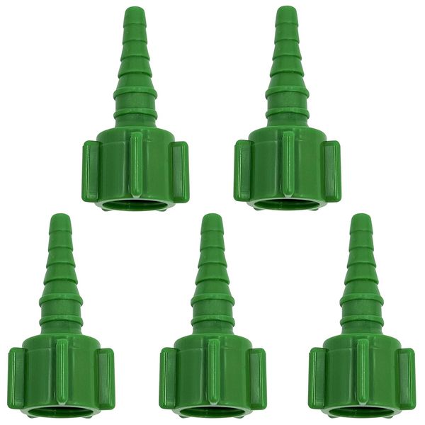 5pk Oxygen Tubing Swivel Nipple Christmas Tree Connectors