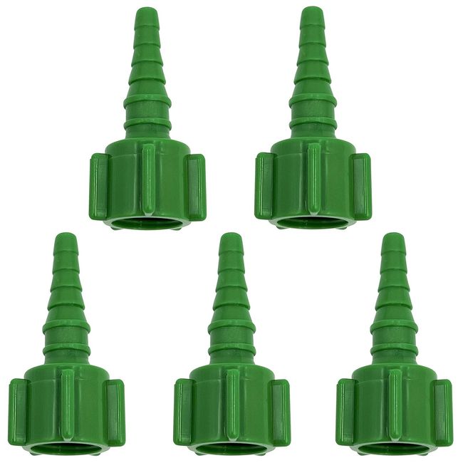 5pk Oxygen Tubing Swivel Nipple Christmas Tree Connectors