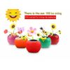 Solar-Powered Dancing Flower Eco-friendly Bobble head Solar Dancing Toys 5 pcs