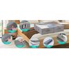2 Pack Foldable Underbed Clothes Storage Containers Large Organizer Box w/Handle