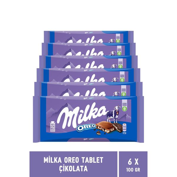 Milka Oreo Tablet 100gr - 6 adet