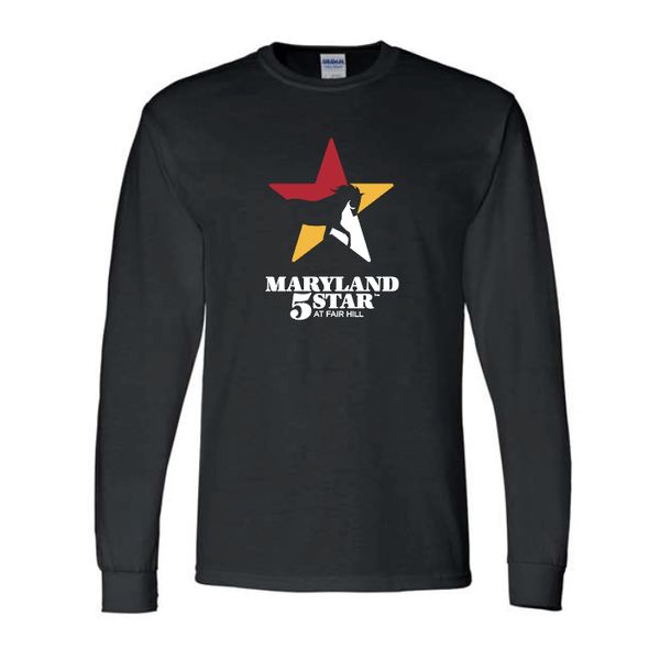 Maryland 5 Star Official (Black) / Long Sleeve Shirt - Large / Black