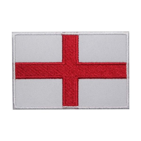 England National Flag Iron On Patch Sew On Patch Embroidered Patch/Badge for Clothes