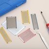 sourcing map 10Pcs Solderable Breadboard, 2.76"x1.18" Double Sided Circuit Board Yellow Tinned PCB Board Small Prototype Board for DIY Electronics Projects Apply to Soldering Projects