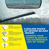 2 Michelin Conventional Wiper Blade Size 24 & 20 Front Left and Right