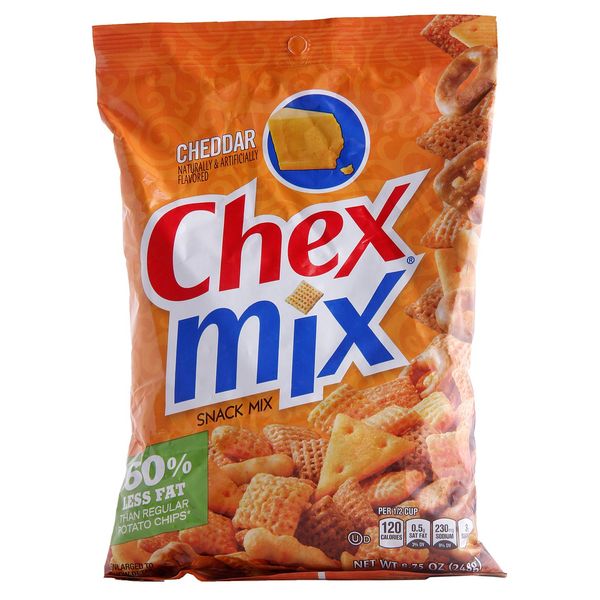 General Mills Chex Mix Chex Snack Mix - Cheddar, 8.751-Ounce Bags (Pack of 12)