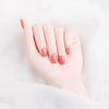24 Pcs Removable Solid Color Nail Tips Shallow Fox Solid Color Nail Tips