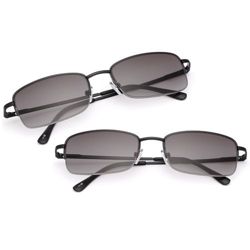 Vepiant Full Lens Spring Hinges Reading Sunglasses UV400 Protection Sun Readers Blue Light Blocking Glasses for Unisex Men Women Outdoor Driving Safety Eyeglasses Tinted Shades Eyewear - Not Bifocals
