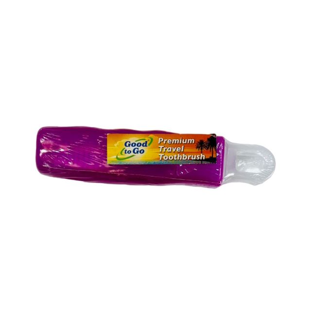 Good To Go Premium Travel Toothbrush Purple