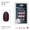 False Nails by Bling Art Brown Matte Oval Medium Fake Acrylic Tips Glue