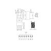 sourcing map Display Digital Tube Module 1 Bit Common Cathode Red LED 10pcs