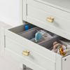 Amerdeco 10 Pack Brushed Gold Cabinet Knobs 1.3 Inch(33mm) Single Hole Cabinet Handles Gold Dresser Knobs Drawer Knobs and Pulls for Bathroom Cabinets