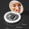 Sunscreen Testing Mirror, Sunscreen Testing Camera with Light 2X Magnification Travel Makeup 3.5in Pocket Camera Checking Sunscreen for Face Portable Mirror for Sunscreen Test