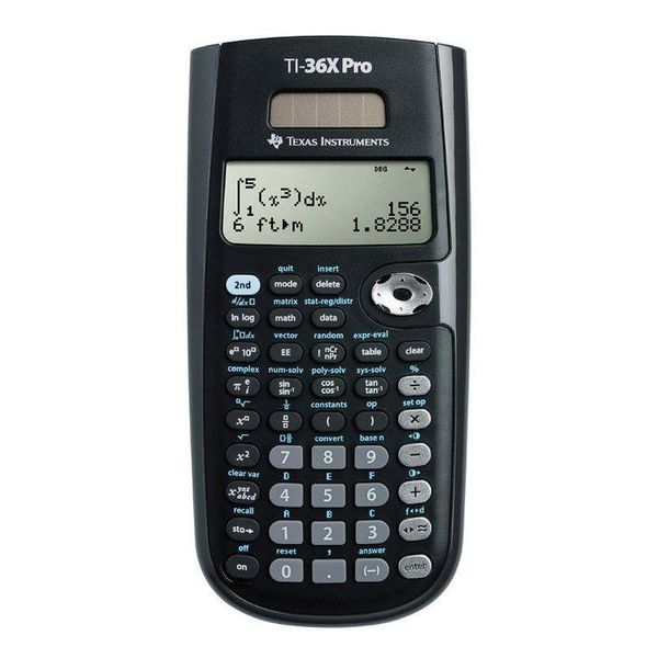 Texas Instruments TI-36X Pro Engineering/Scientific Calculator | 9.7 Inch | Black.