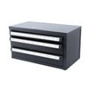 VEVOR Drill Bit Dispenser Organizer Cabinet Three-Drawer 1mm to 13mm Stackable