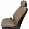 All Beige Cloth Car Seat Covers Split Option Bench Full Set Interior Protection