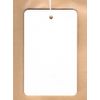 White Solid Tags (Price Tag), 6341 (37 X 60 mm White/500 Piece