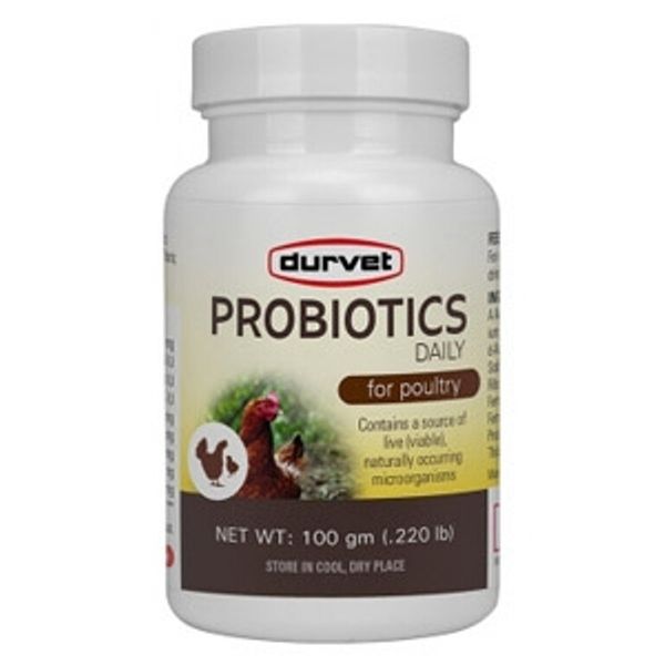 Durvet Probiotics Daily for Poultry 100 gm