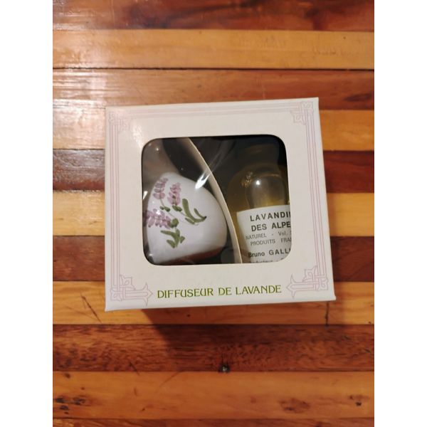 Lavender Diffuser Set – Clay Pot with Essential Oil & Cork – Natural Fragrance